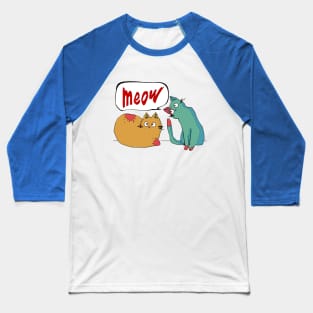 meow Baseball T-Shirt